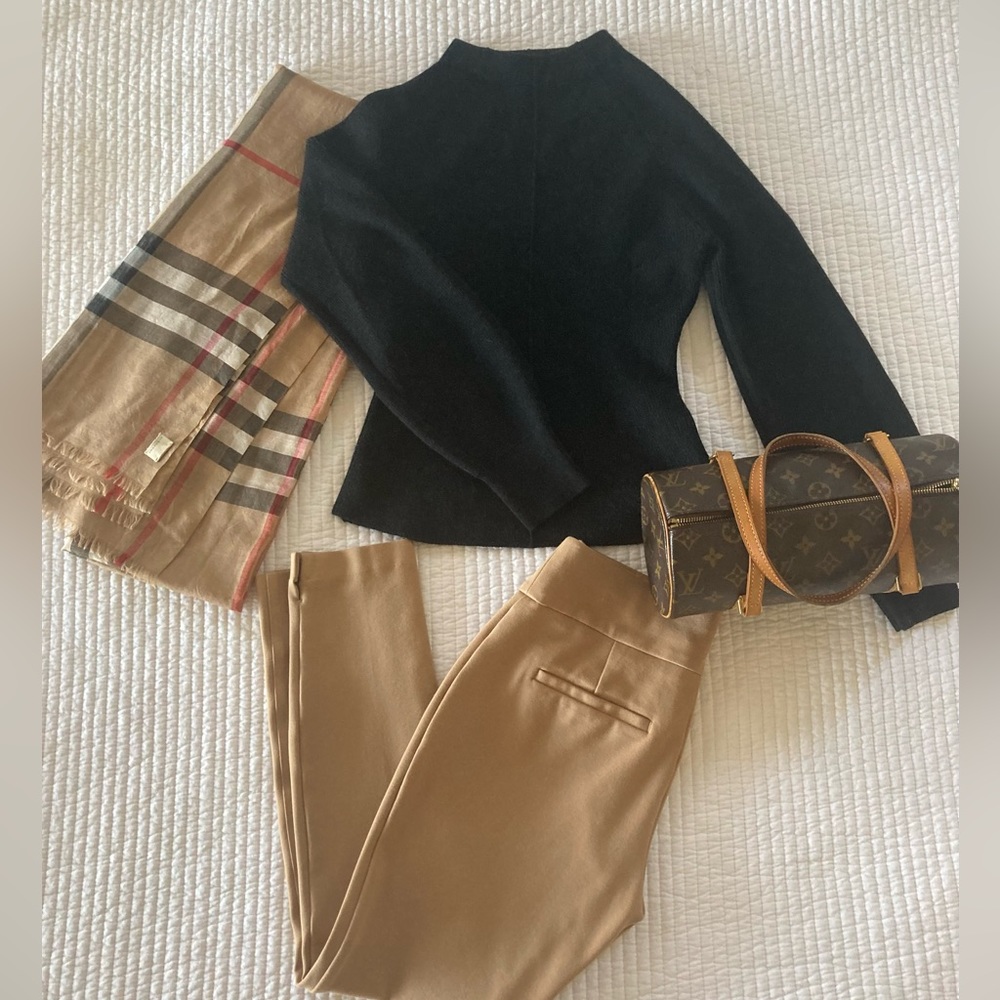 ZARA Minimal Collection Black Cropped Sweater
Size: Small